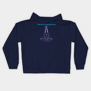 wellness is a lifestyle coach Kids Hoodie